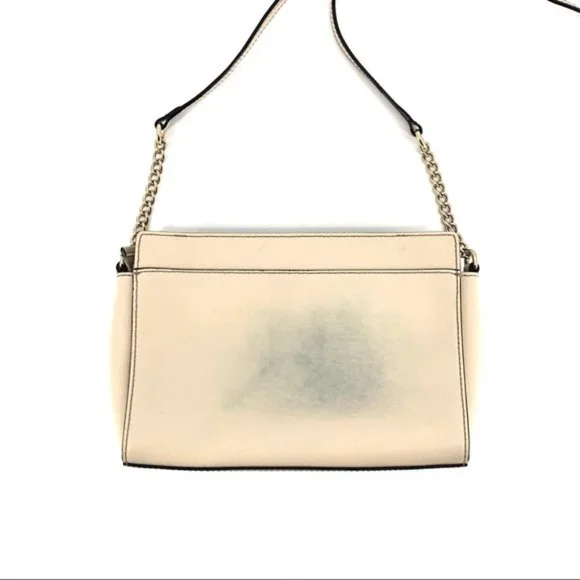 Kate Spade Ivory Bow Front Crossbody Bag Purse - Picture 6 of 8